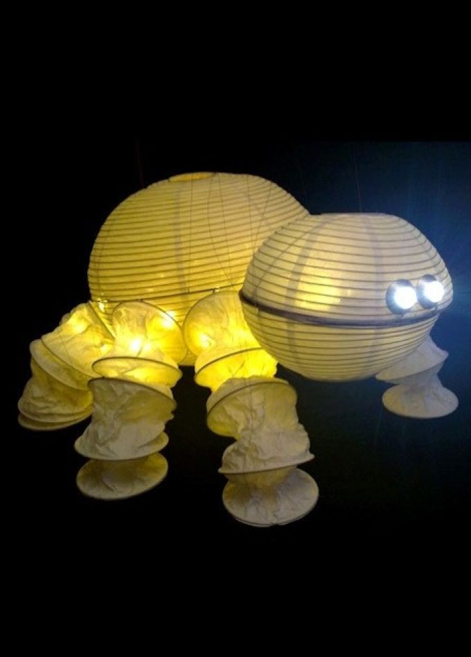 Представление световых кукол. Театр Николая Зыкова